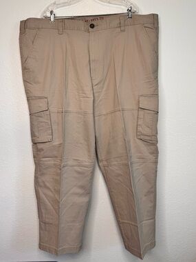 NWOT NEW True Nation Tan Men's Cargo Pants Cotton size 46x30